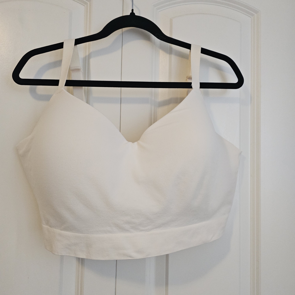 Shapermint Truekind Cream Light Padding No Underwire Comfy Bra Sz 4XL